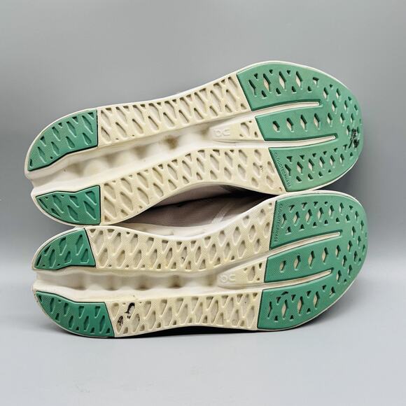 On Cloudsurfer 7 Shoes Mens 11.5 White Helion CloudTec Running Athletic Trainers - Picture 10 of 12